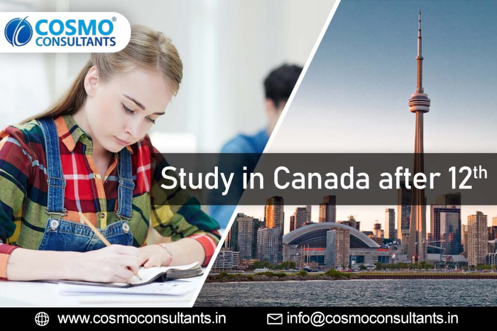 Study in Canada after 12th Apply For Canada Study Visa